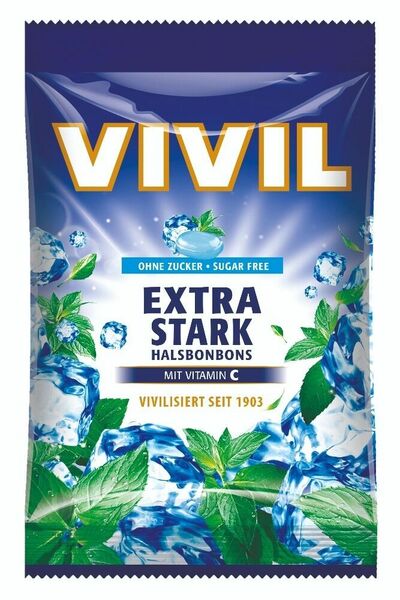 Vivil Extra silný mentol + vit.C bez cukru 80g porovnat ceny