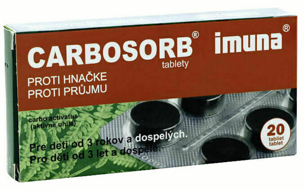 Carbosorb 320mg 20 tablet porovnat ceny