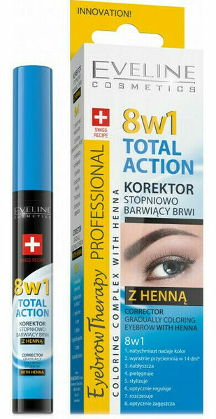 Eveline Cosmetics  Eveline Total Action korektor na obočí s henou 10ml porovnat ceny