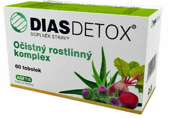 Dias Detox Očistný rostlinný komplex 60 tobolek porovnat ceny