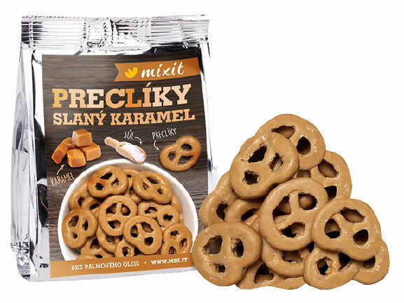 Mixit preclíky do kapsy Slaný karamel 70g porovnat ceny