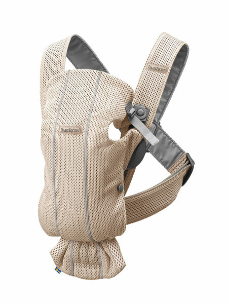 BabyBjörn nosítko Mini Pearly Pink 3D Mesh růžové porovnat ceny
