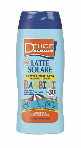 Delice Solaire Sun Milk High Protection Children SPF30 opalovací mléko pro děti 250 ml porovnat ceny