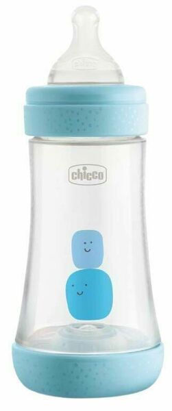 CHICCO Láhev kojenecká Perfect 5 silikon modrá 240ml porovnat ceny