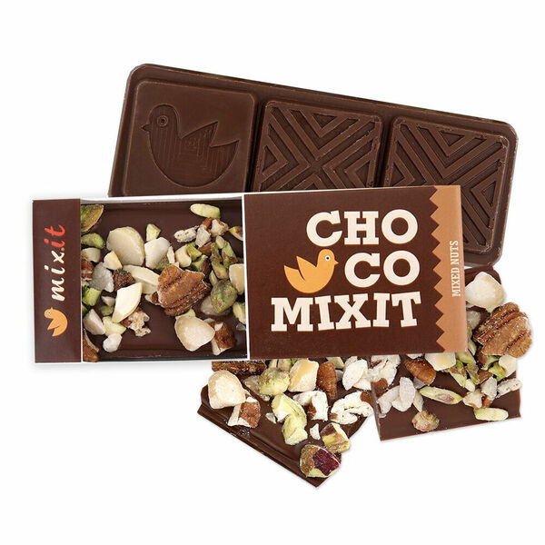 MIXIT Mini čokoláda mléčná s ořechy 50 g porovnat ceny