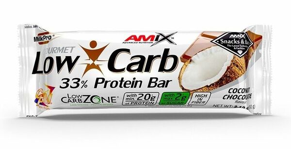 Amix Low-Carb 33% Protein Bar, Coconut-Chocolate, 60g porovnat ceny