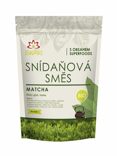Iswari BIO Snídaňová směs matcha 300 g porovnat ceny