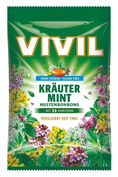 Vivil Byliny + mentol proti kašli bez cukru 80g porovnat ceny
