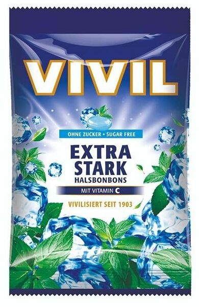Vivil Extra silný mentol + vit.C bez cukru 60g porovnat ceny
