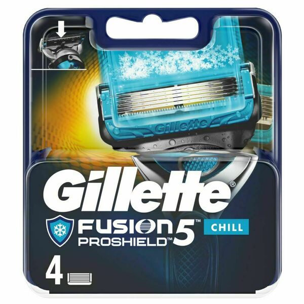 Gillette Fusion ProShield Chill 4 Náhradní Holicí Hlavice porovnat ceny
