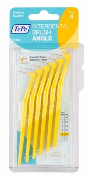 TePe mezizubní kartáčky Angle žluté 0.7mm 6ks porovnat ceny