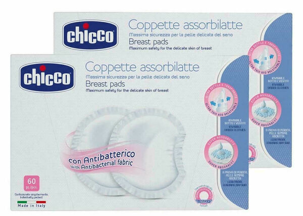 Chicco Tampóny do podprsenky antibakteriální 120 ks porovnat ceny