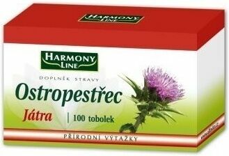 Harmony Line-Ostropestřec blistr 100 tobolek porovnat ceny