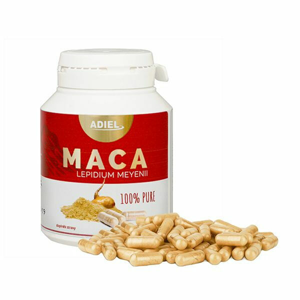 Adiel Maca 100% BIO 90 kapslí porovnat ceny