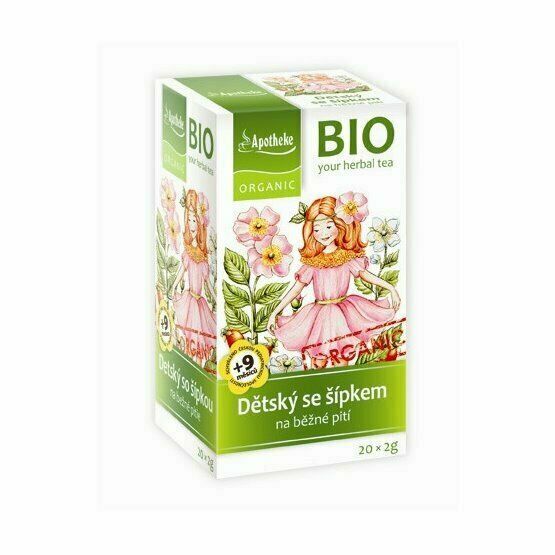 Apotheke BIO Dětský ovocný čaj se šípkem 20x2g porovnat ceny