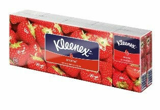 Kleenex Family hanks Strawberry 10x10 ks porovnat ceny