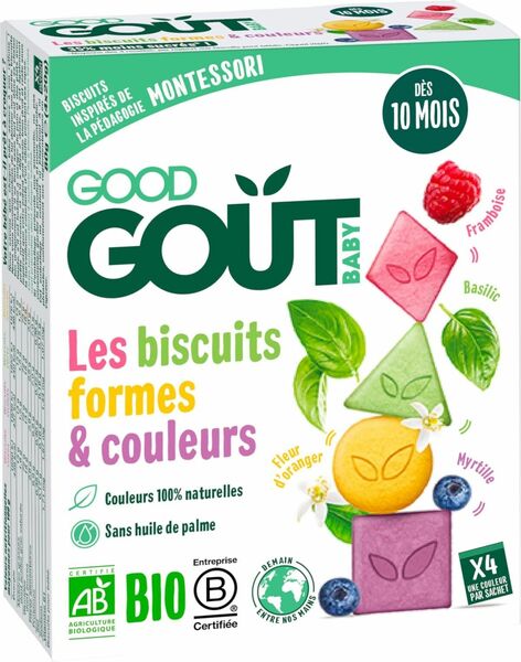 Good Gout BIO Sušenky barvy a tvary 80g porovnat ceny