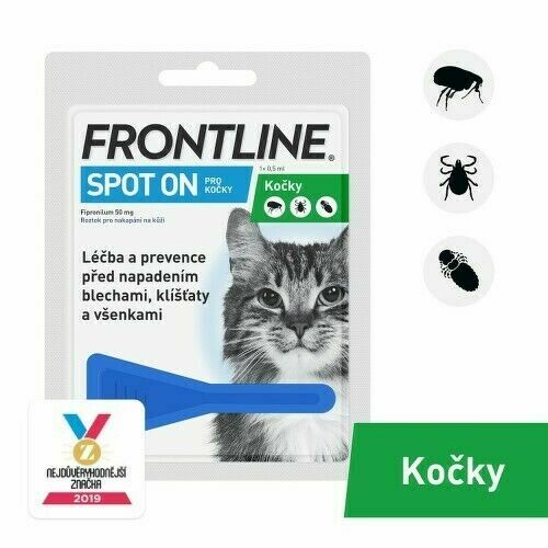 Frontline Spot On Cat pipeta 1x0.5ml porovnat ceny