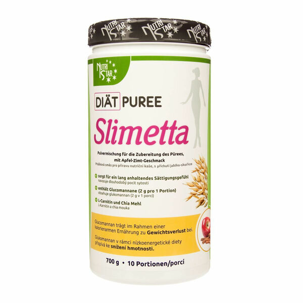 Nutristar Diät Puree SLIMETTA kaše 700 g jablko/skořice porovnat ceny