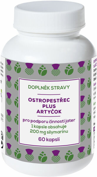 Naturvita Ostropestřec plus Artyčok 60 kapslí porovnat ceny