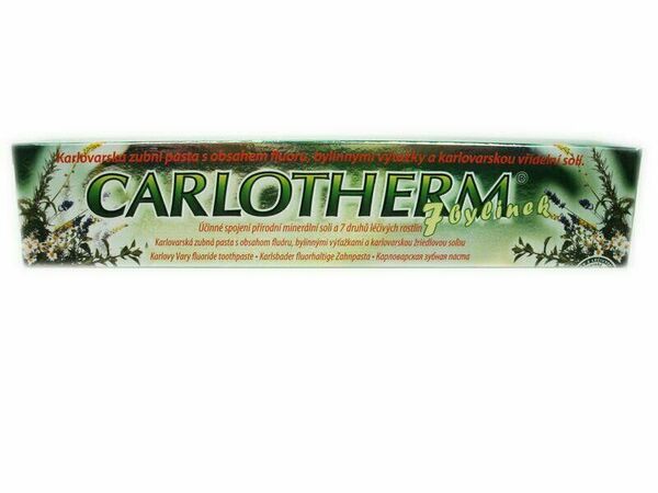 Vřídlo  CARLOTHERM zubní pasta 7 bylinek 100ml porovnat ceny