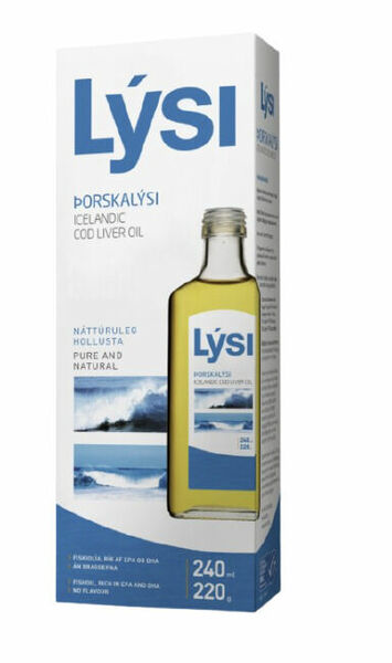 Lysi Olej z tresčích jater natural 240ml porovnat ceny