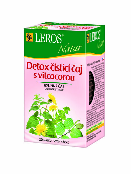 LEROS NATUR Detox čist.čaj s Vilcacorou n.s.20x1.5 porovnat ceny