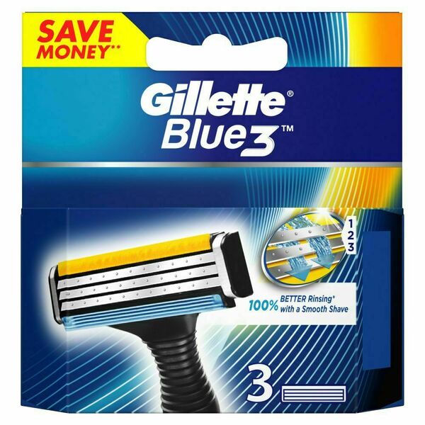 Gillette Blue3 náhradní hlavice 3ks porovnat ceny