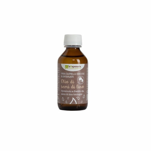 LA SAPONARIA Lněný vlasový olej za studena lisovaný BIO 100 ml porovnat ceny