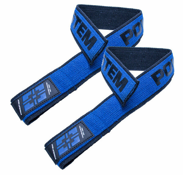 Power System trhačky na posilování LIFTING STRAPS DUPLEX BLACK/BLUE One Size 2ks porovnat ceny