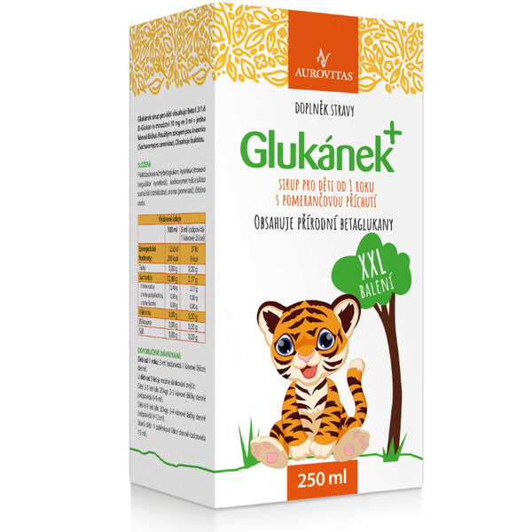 AUROVITAS Glukánek sirup pro děti 250 ml porovnat ceny