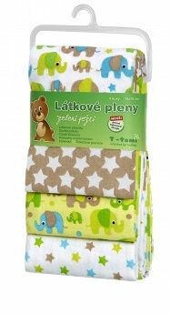 T-tomi  Látkové pleny, green elephants / zelení sloni porovnat ceny
