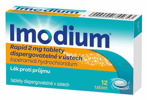 Imodium Rapid 2mg 12 tablet porovnat ceny