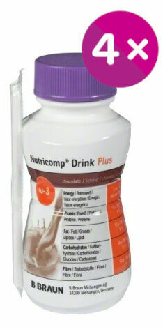 B.Braun Nutricomp Drink Plus Čokoláda perorální roztok 4x200ml porovnat ceny