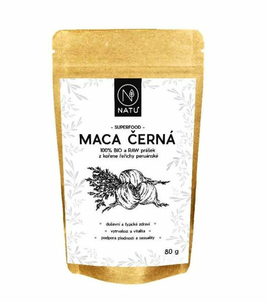 NATU Maca černá BIO prášek 80 g porovnat ceny