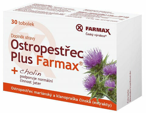 Ostropestřec Plus Farmax 30 tobolek porovnat ceny