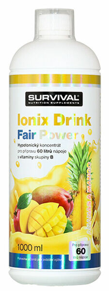 Survival Nutrition Ionix Drink Fair Power ananas+mango 1000ml porovnat ceny