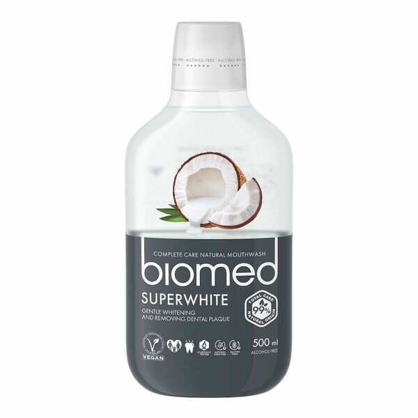 BIOMED Superwhite ústní voda 500 ml porovnat ceny