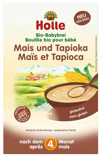 Holle bio Kukuřičná kaše s tapiokou porovnat ceny