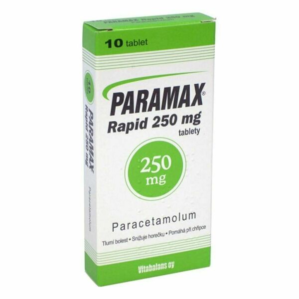 PARAMAX Rapid 250 mg 10 tablet porovnat ceny