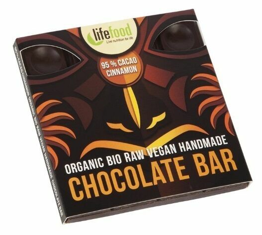 Lifefood  Raw čokoláda z nepraženého kakaa BIO 95% kakao se skořicí 35g porovnat ceny