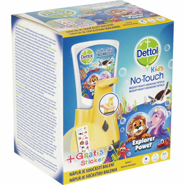 Dettol  Bezdotykový dávkovač mýdla pro děti + náplň 250ml porovnat ceny