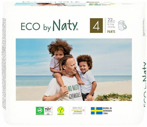 Natahovací plenkové kalhotky Naty Nature Babycare Maxi 8 - 15 kg (22 ks) porovnat ceny