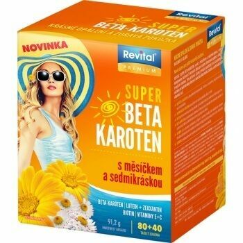 Revital Super Beta-karoten+Měsíček+Sedmikráska 80+40 tablet porovnat ceny