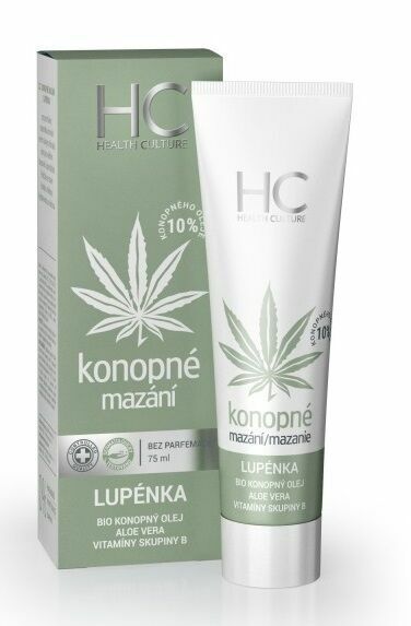 Health Culture konopné mazání lupénka 75ml porovnat ceny