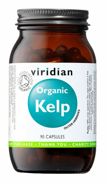 Viridian Organic Kelp 600mg 90 kapslí porovnat ceny