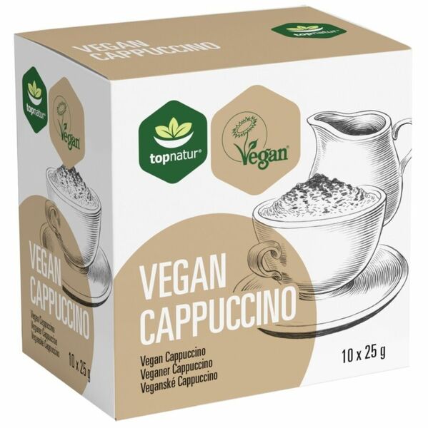 Topnatur Vegan Capuccino 10x25g porovnat ceny