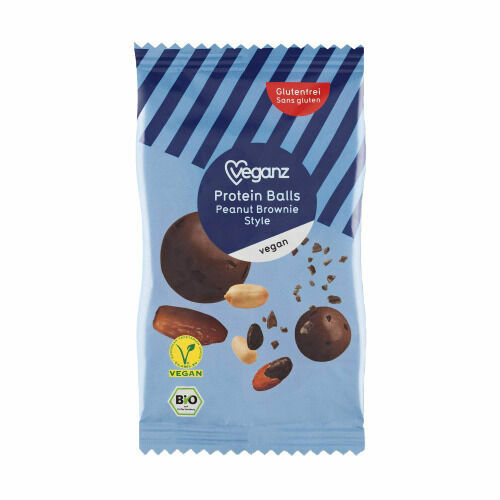 Veganz proteinové kuličky arašídové, Bio 50 g porovnat ceny