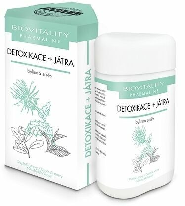 TOPVET Biovitality Detoxikace+játra tobolky 60 porovnat ceny