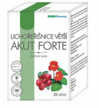 Edenpharma Lichořeřišnice větší Akut forte 20 tablet porovnat ceny